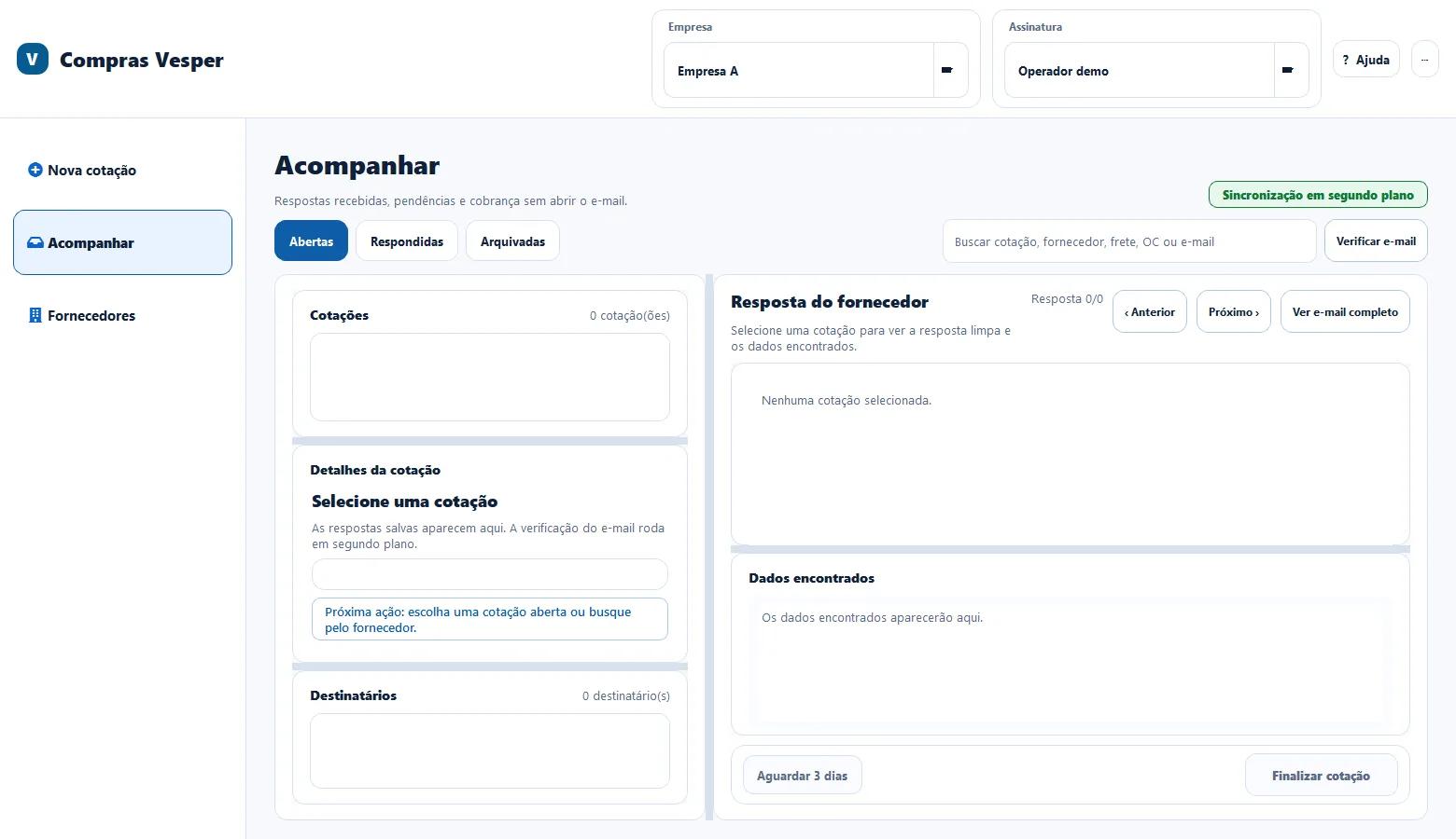 Traceability of deliveries and stages.